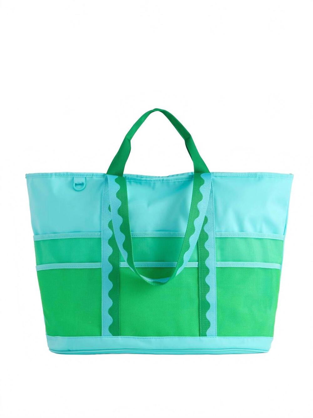 NEW SHIRALEAH women's camden neoprene tote bag in aqua